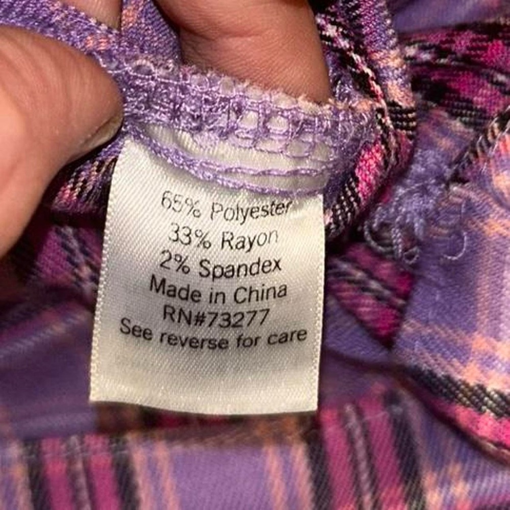 SO Purple Plaid Skort - Picture 6 of 7